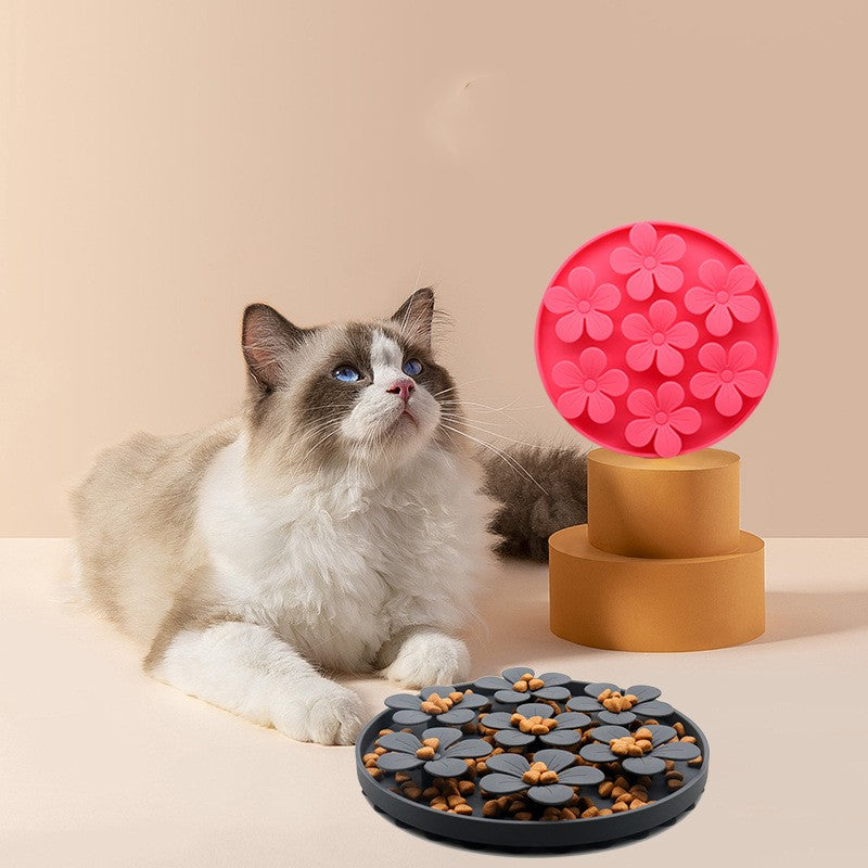 Conjunto de alimentos para animais de estimação Ventosa lenta para gatos Suprimentos para lamber almofadas de cheiro