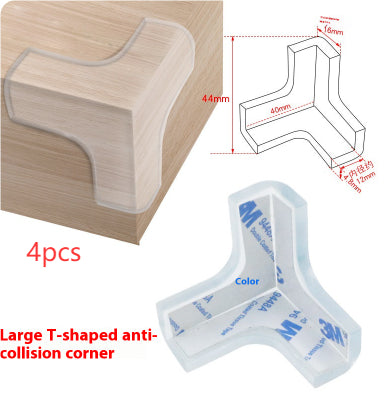 Protetor de Cantos de Mesa em Silicone para Segurança Infantil
