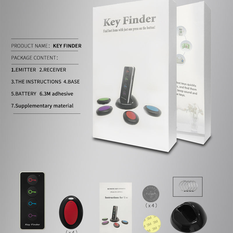 Wireless Key Locator One-to-four Locator