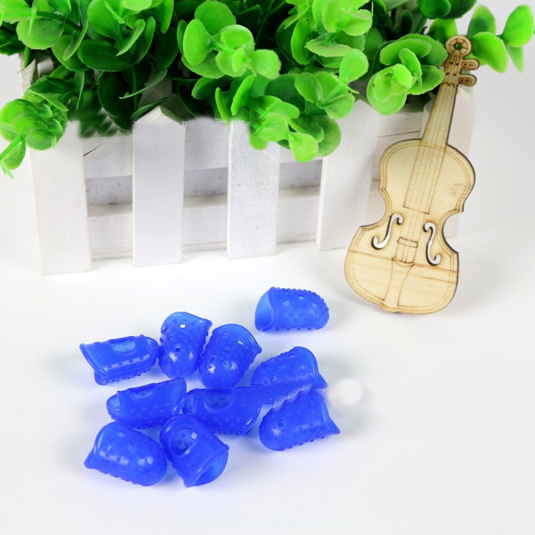 Guitar silicone finger protector