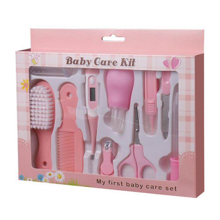 Conjunto Portátil de Higiene para Bebé e Kit de Beleza para Criança