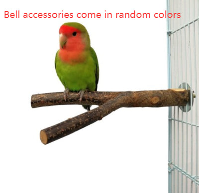 Bird Standing Frame Rattan Ring Chewing Toy Bird Cage