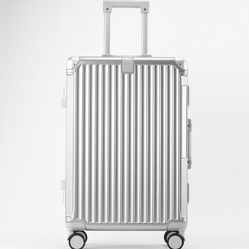 Aluminum-frame Carry-on Suitcase Drop-resistant Trolley Case Travel Luggage