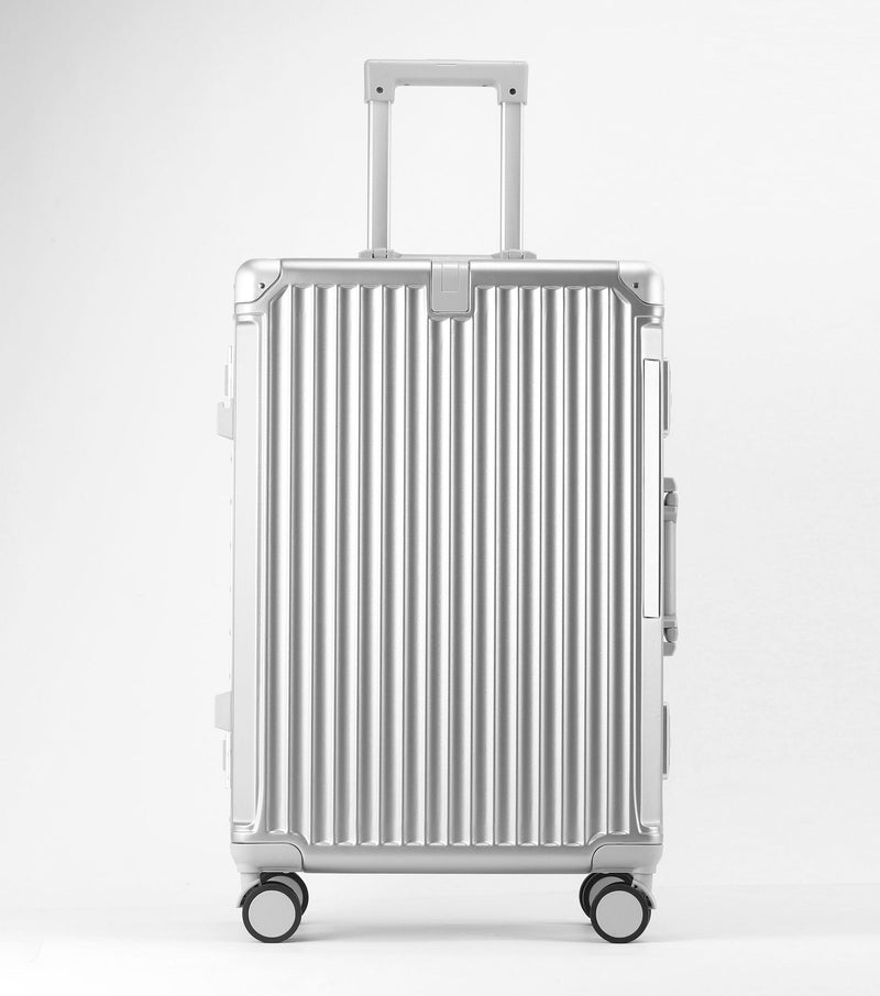 Aluminum-frame Carry-on Suitcase Drop-resistant Trolley Case Travel Luggage