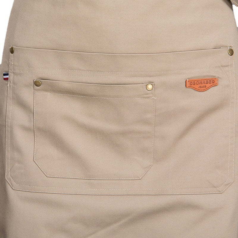 Men's and women's canvas kitchen skirt