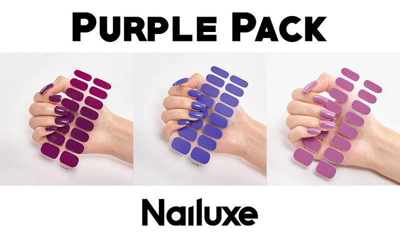 16 Autocolantes de Unhas Pure Color