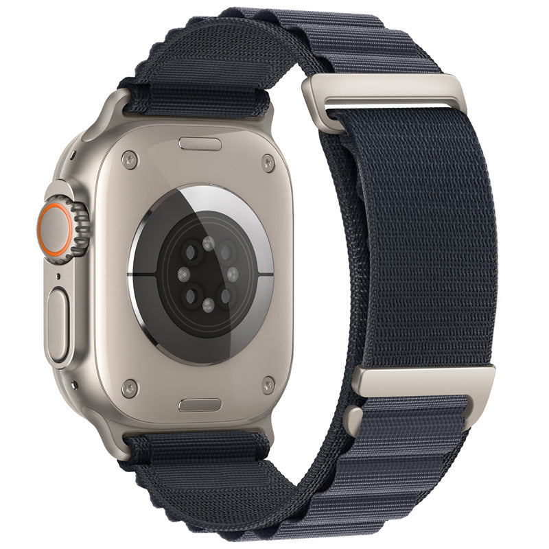 Bracelete de relógio em nylon com fivela em C e duas secções de ajuste rápido