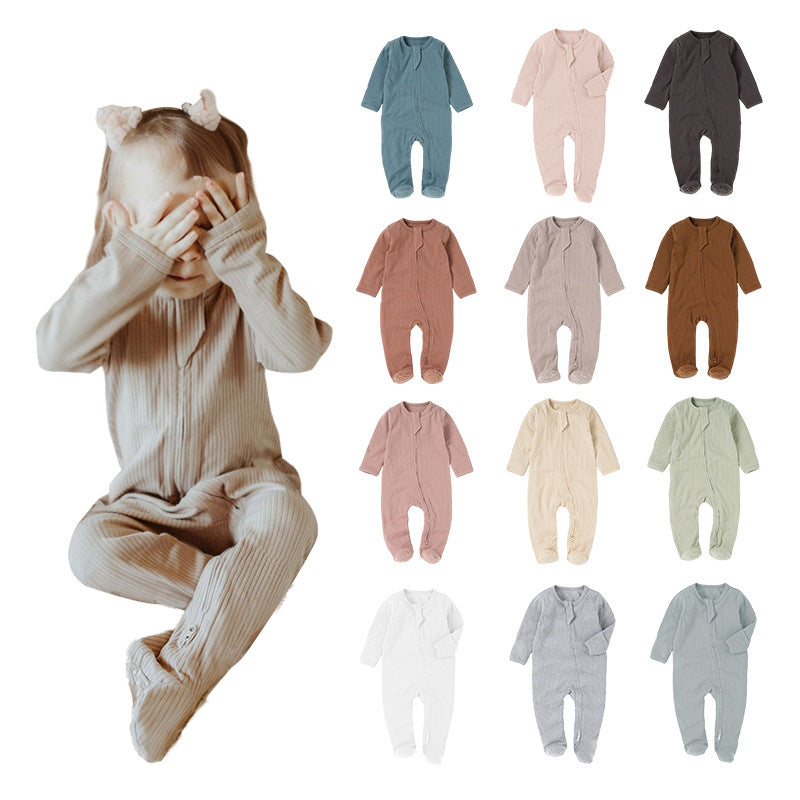 Baby-Body aus geripptem Stoff