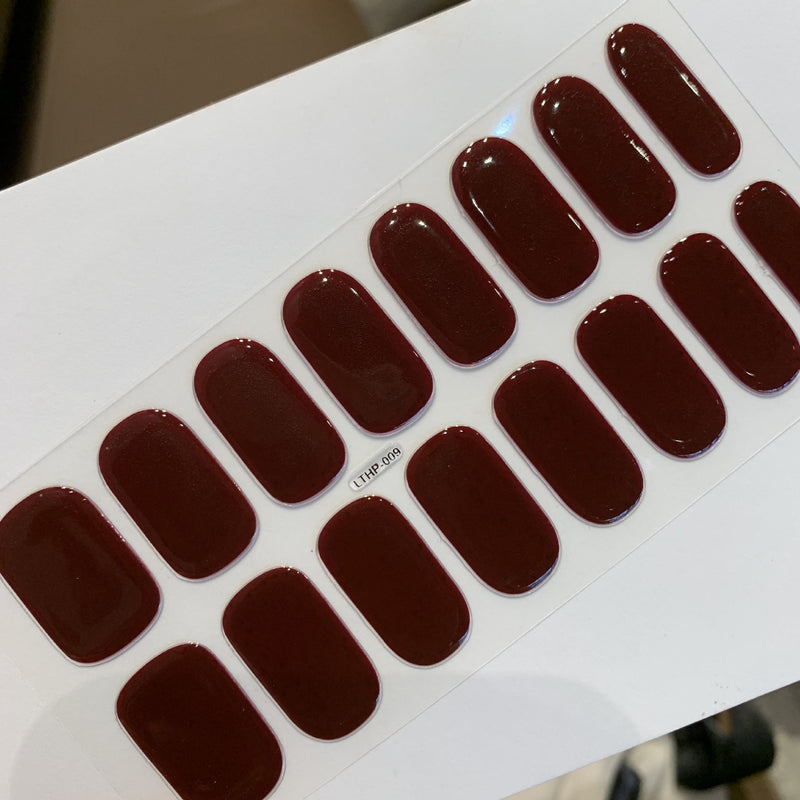 Autocolantes de beleza para unhas, semi-curados, de segunda geração, impermeáveis e duradouros