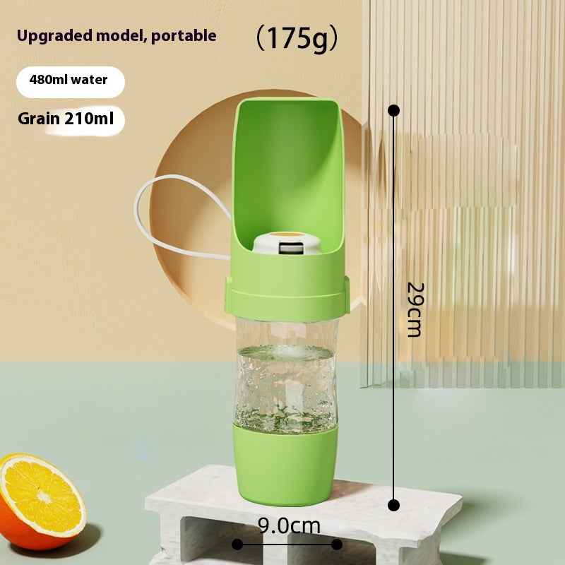 Garrafa de água para cães 2 em 1, dispensador de água para animais de estimação, alimentador para beber, alimentação para cães, animais de estimação, copo portátil ao ar livre, produtos para animais de estimação