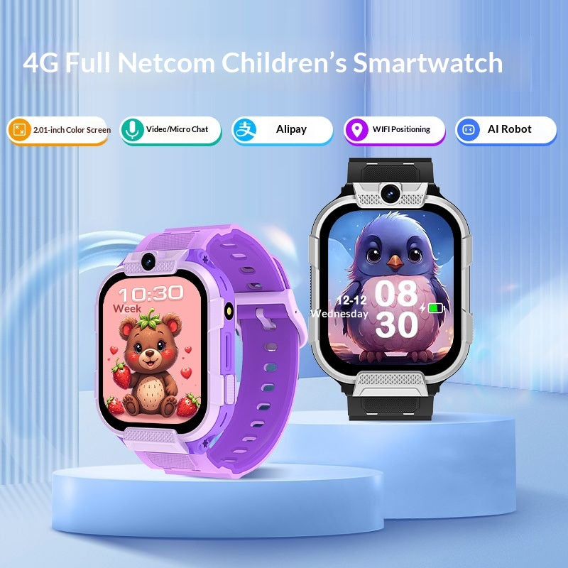 Relógio Telemóvel Inteligente Android 4G para Crianças com Download de Aplicações e Compatibilidade com Todas as Redes