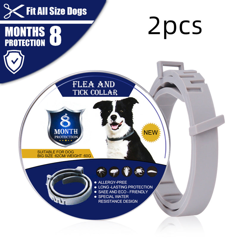 Coleiras para cão e gato para eliminar pulgas e repelir mosquitos
