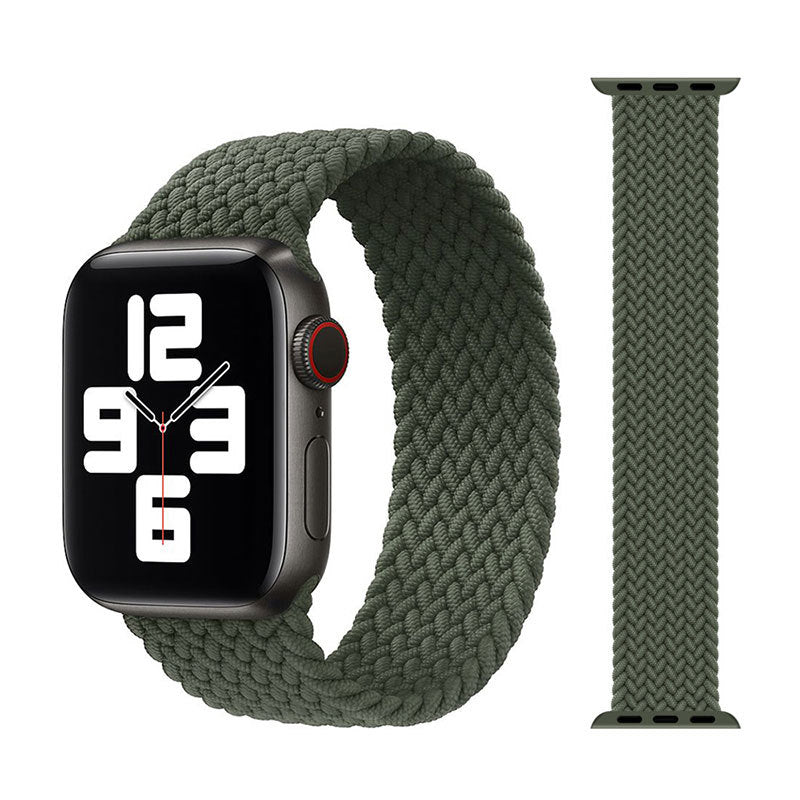 Single Loop Nylon Braided Elastic Strap