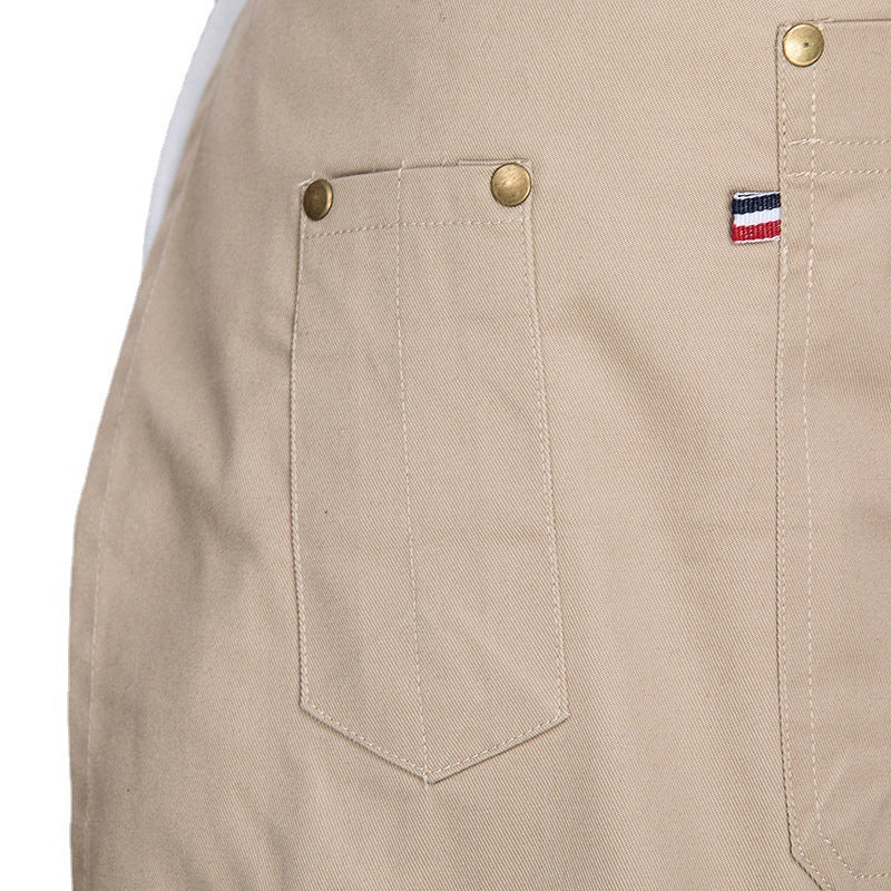 Men's and women's canvas kitchen skirt