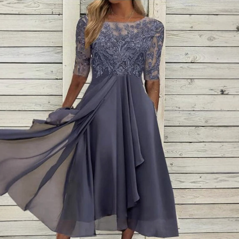 Women's Spring And Summer Bridesmaid Evening Dress