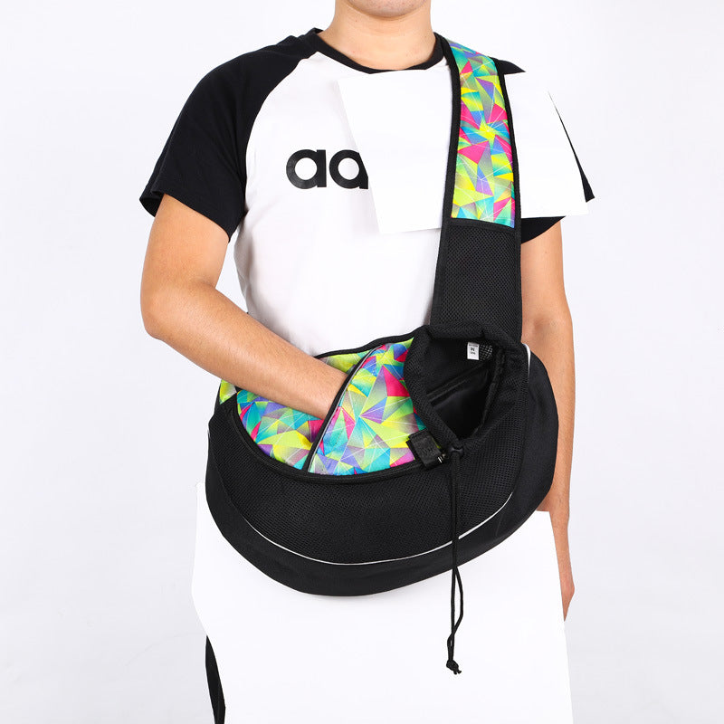 Bolsa de transporte para animais de estimação, bolsa feminina portátil ao ar livre, crossbody para cães, gatos, produtos para animais de estimação