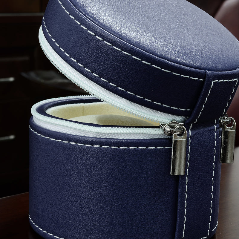 Organizador de relógio de viagem de couro minimalista portátil