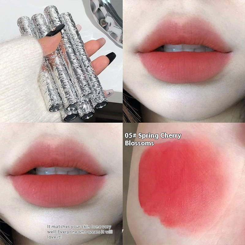Batom Matte Velvet Mist Lip Mud Branco