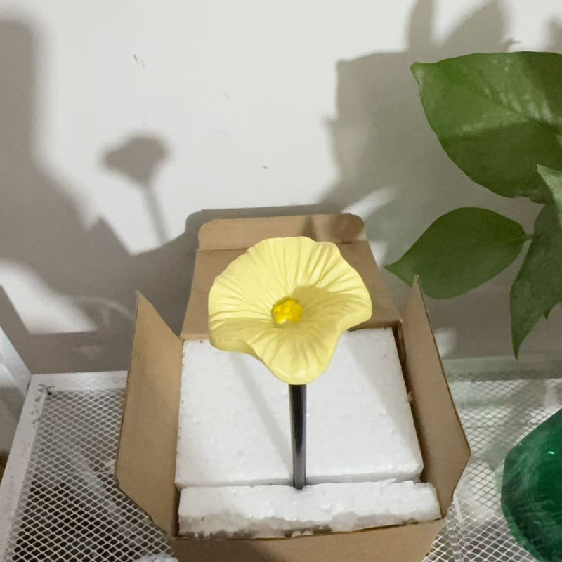 New Handmade Metal Flower Garden Stake Outdoor Bee And Bird Water Feeder