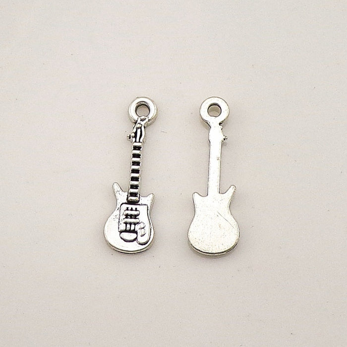 Alloy Decoration Accessories Musical Instrument Guitar Hanging Piece Pendant