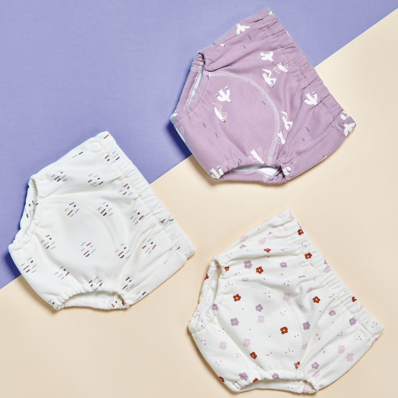 Gauze Baby Training Pants Pure Cotton Breathable 3 Pack