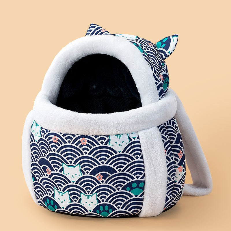 Cat Carrier Off-shoulder Bag Animal Patterns