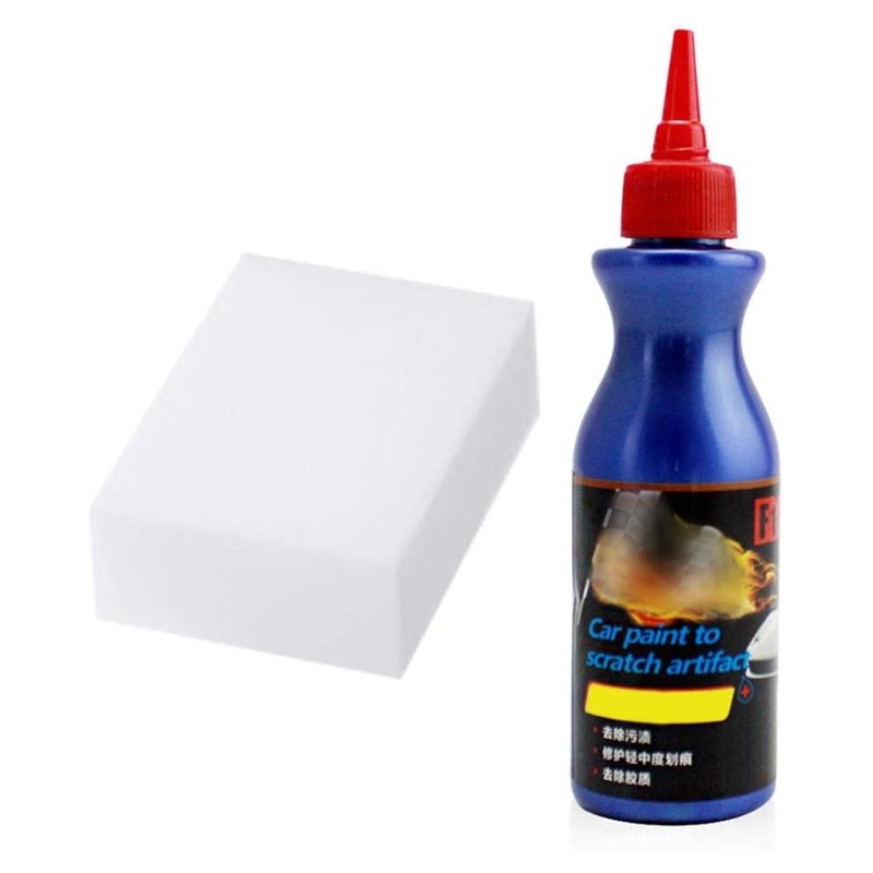 Líquido reparador de riscos para pintura automóvel, removedor de riscos superficiais, produto para reparação de marcas na pintura do automóvel.