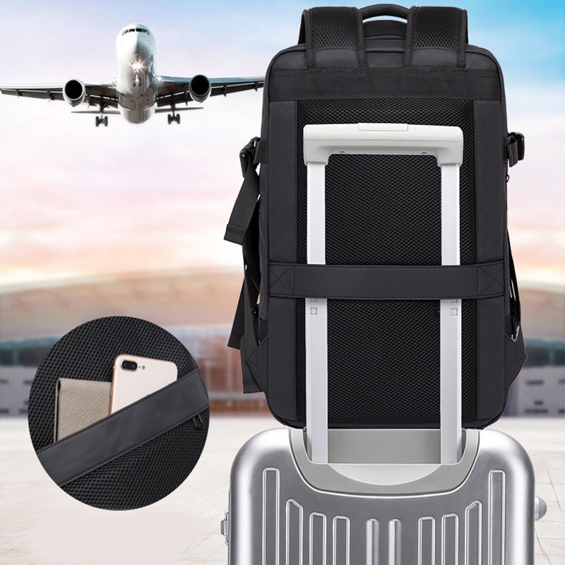Mochila de Negócios Dobrável de Grande Capacidade para Homem, Mala de Viagem, Mochila Impermeável