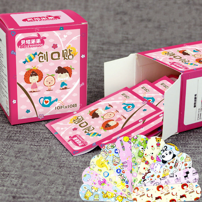 Cartoon Cute Children's Breathable And Waterproof Band-aids