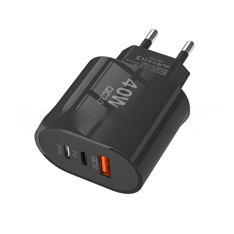 40W Multi-port Charger For Android Mobile Phone Charging Plug Travel