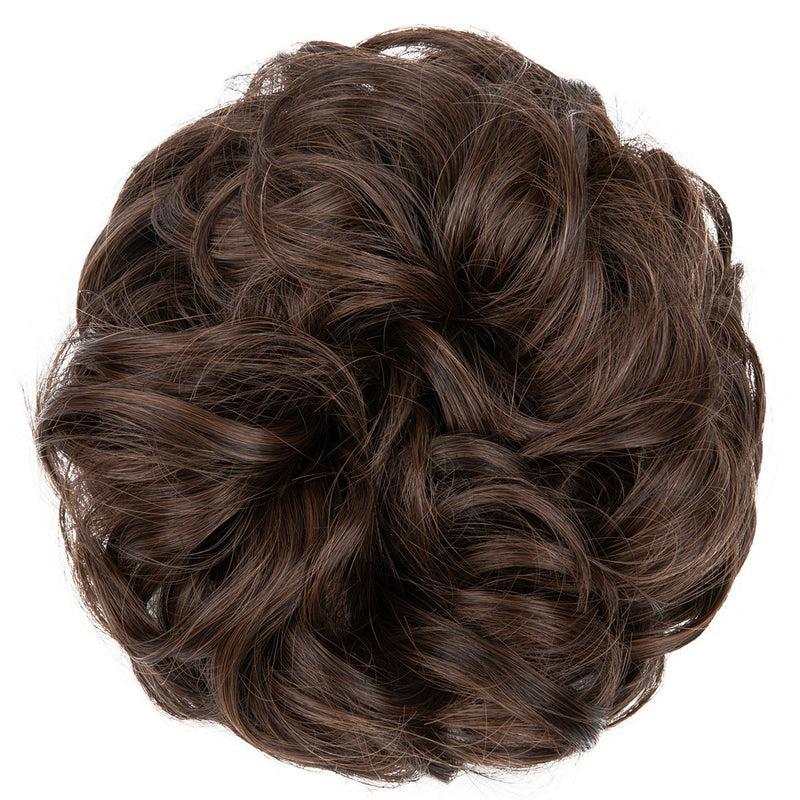 Hochtemperatur-Seiden-Haargummi Damen Dutt elastisches Haarband voluminöse natürliche Locken