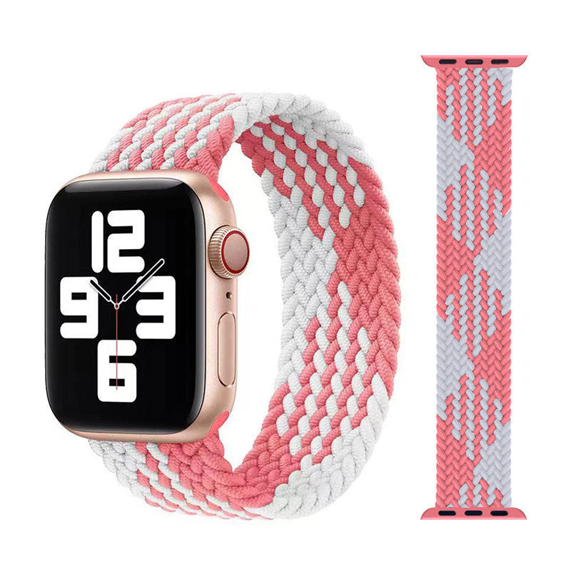 Single Loop Nylon Braided Elastic Strap