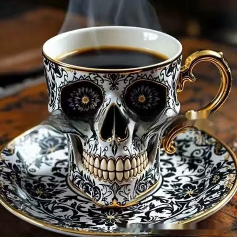 Creative Halloween Cup In Human Skeleton