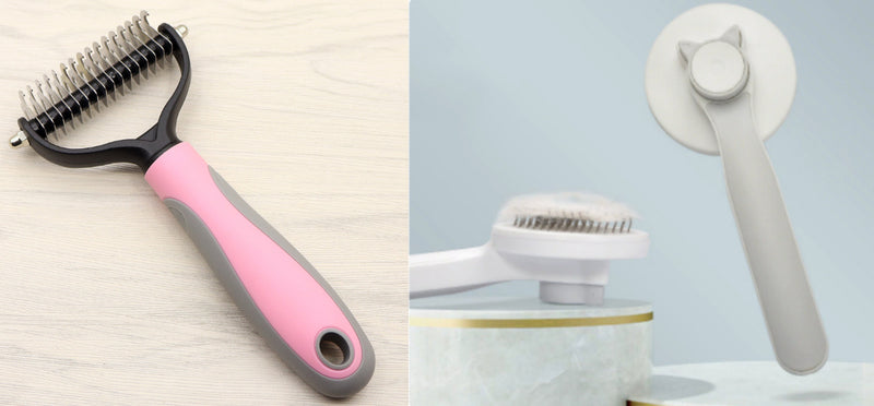 Pet Long-haired Dogknot Comb Double-sided Blade Dog