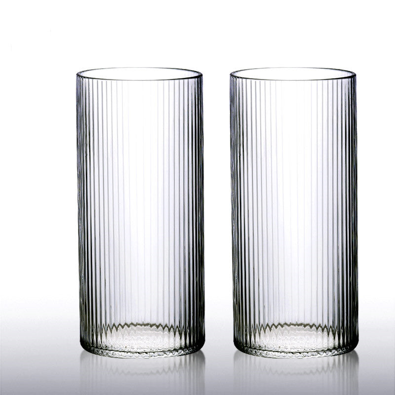 Japanese Style Heatresistant Striped Water Cup