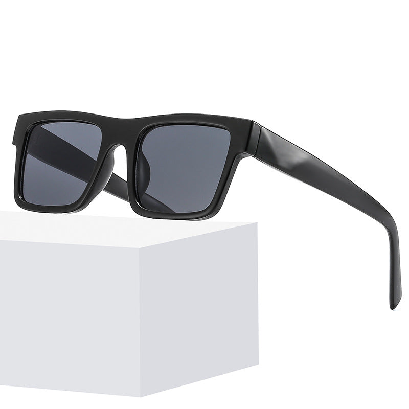 Retro Square Flat UV Protection Glasses