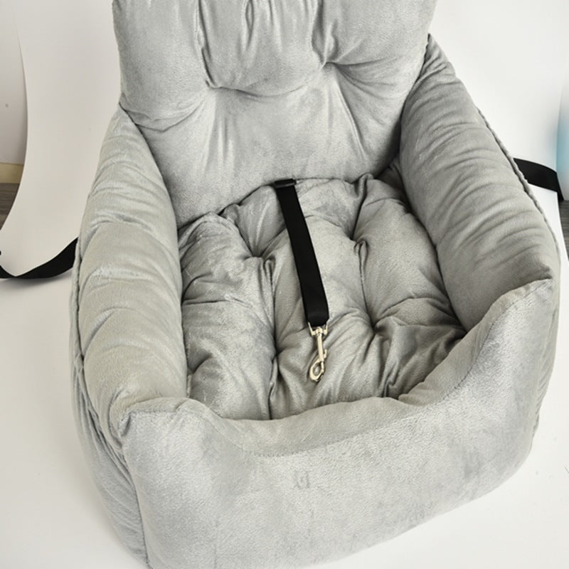 Pet Cathouse Doghouse Sofá de carro Cama para animais de estimação Assento de co-condução
