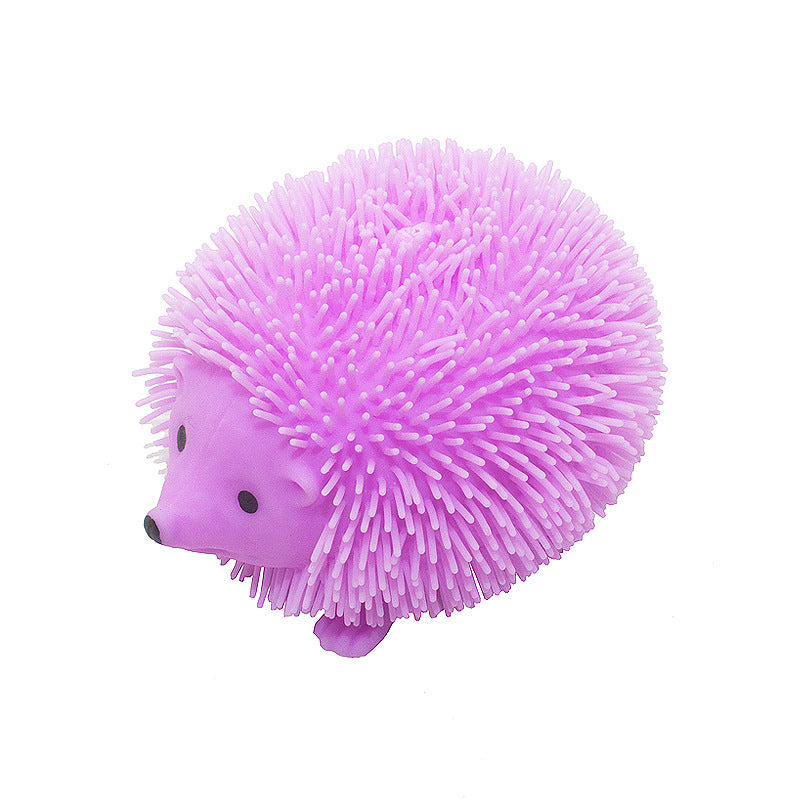 Brinquedo Anti-Stress em Forma de Ouriço Luminoso para Animais de Estimação