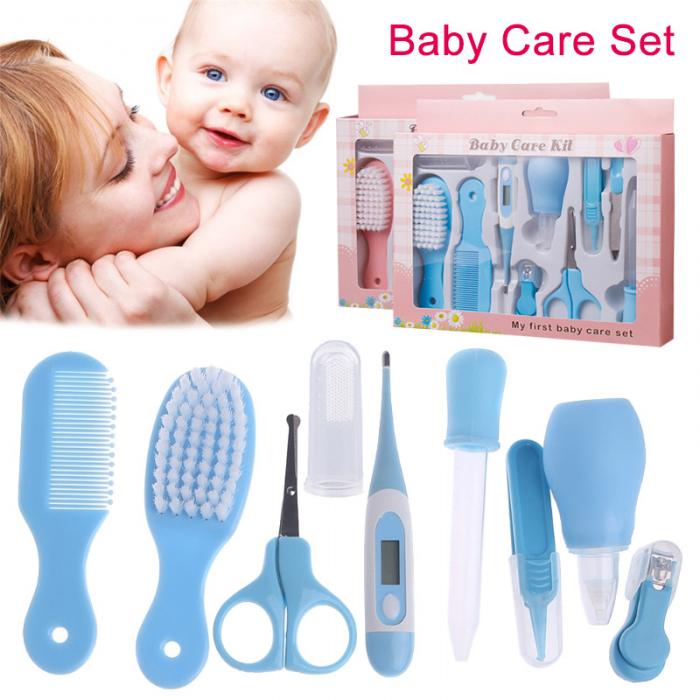 Conjunto Portátil de Higiene para Bebé e Kit de Beleza para Criança