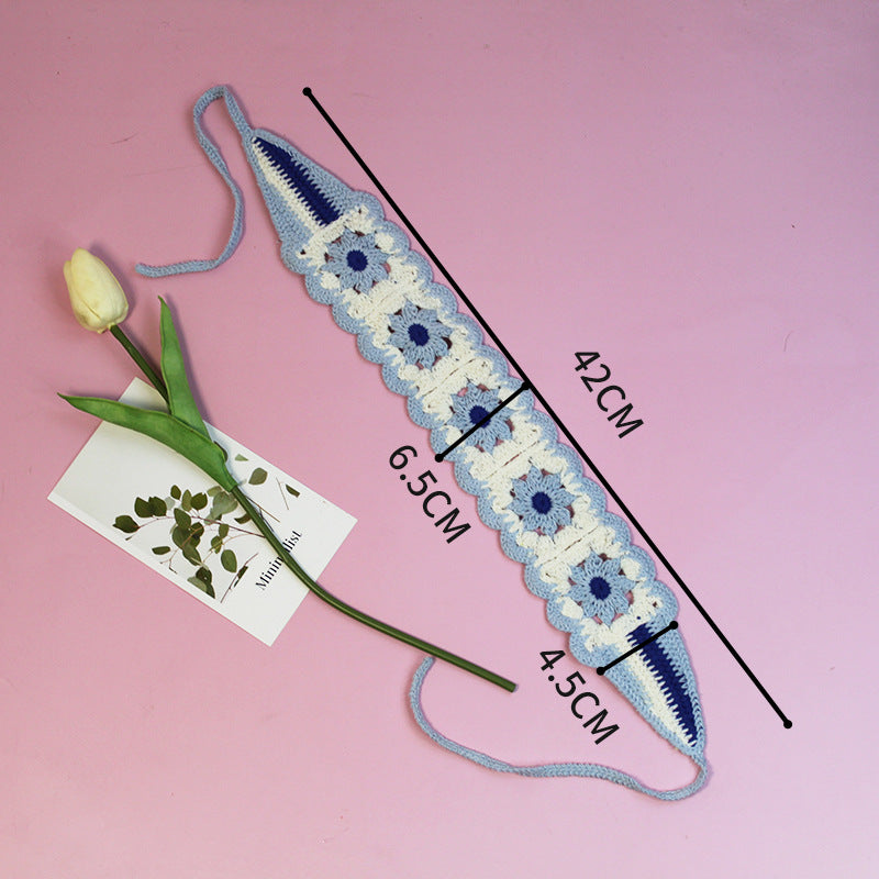 All-matching Triangular Binder Knitted Hair Band