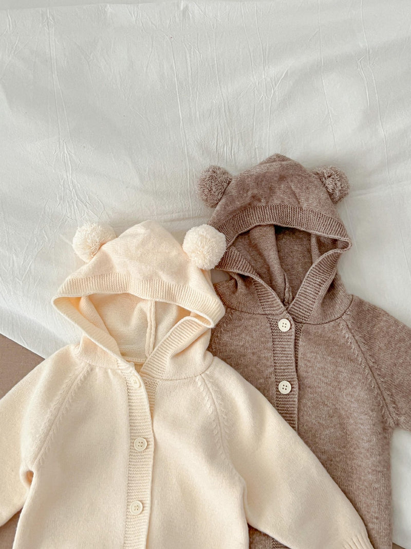 Fato de banho com capuz e orelhas de urso ou coelho estilo ocidental