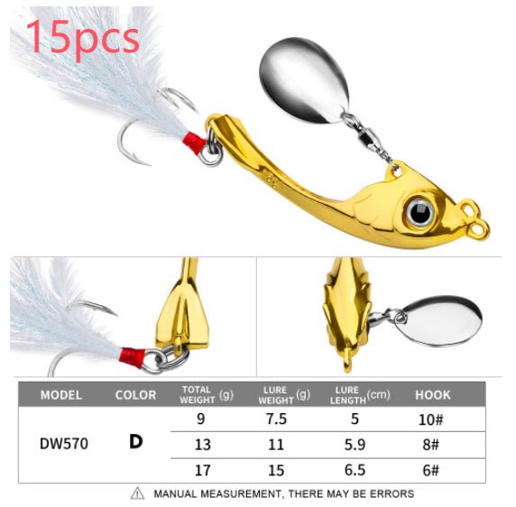 Lure String Moon Spinning Sequins Long-distance Casting