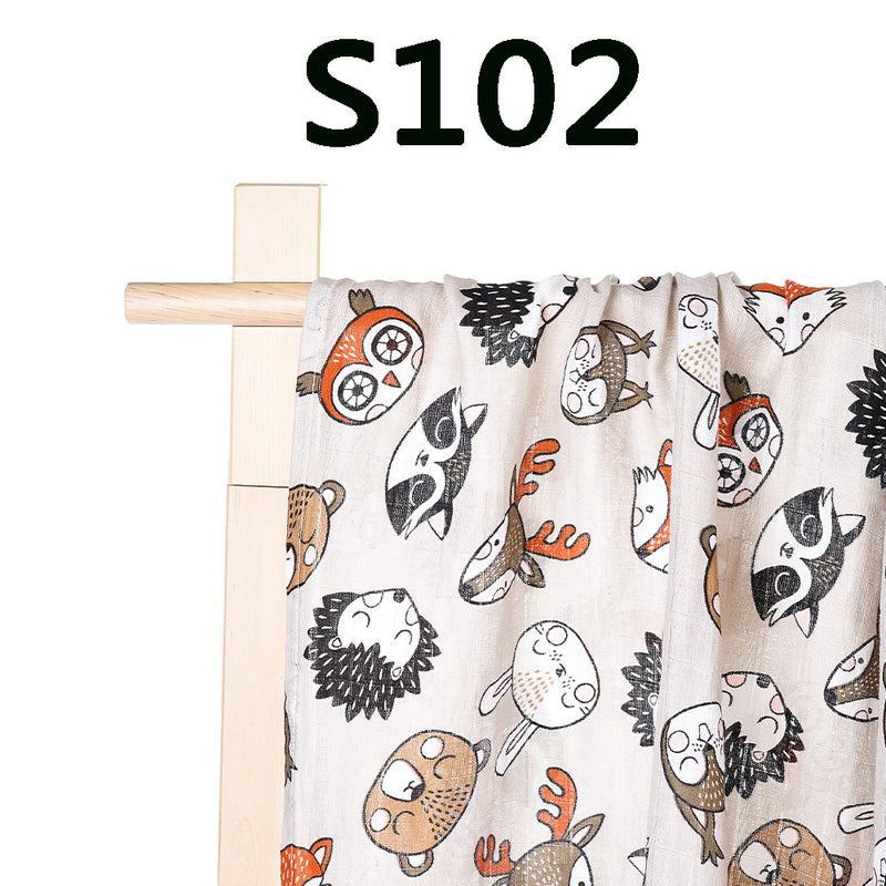 Newborn Baby Swaddling Quilt Pure Cotton Gauze Bath Towel Swaddling Wrapping Towel