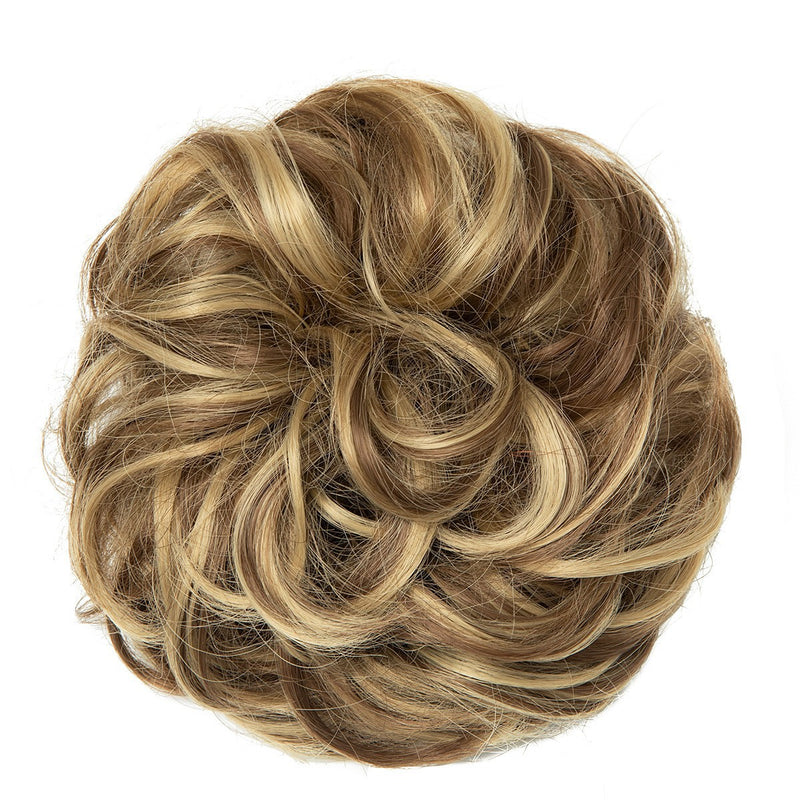 Hochtemperatur-Seiden-Haargummi Damen Dutt elastisches Haarband voluminöse natürliche Locken