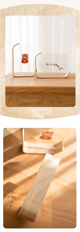 Desktop Desk Calendar With A Double-sided Acrylic Photo Frame