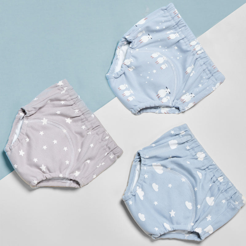 Gauze Baby Training Pants Pure Cotton Breathable 3 Pack
