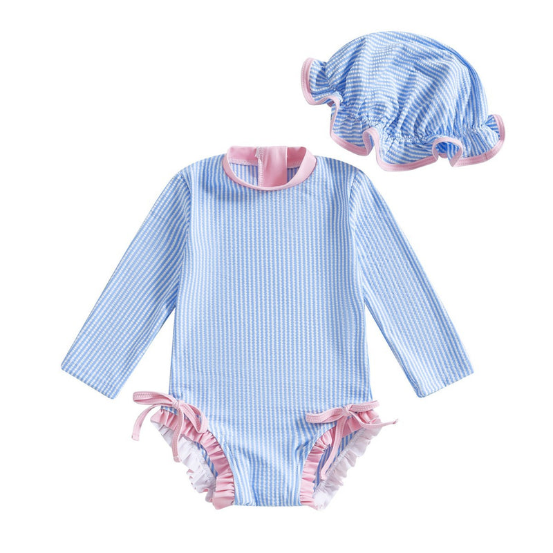 Personalisierter gestreifter Mode-Jumpsuit für Mädchen