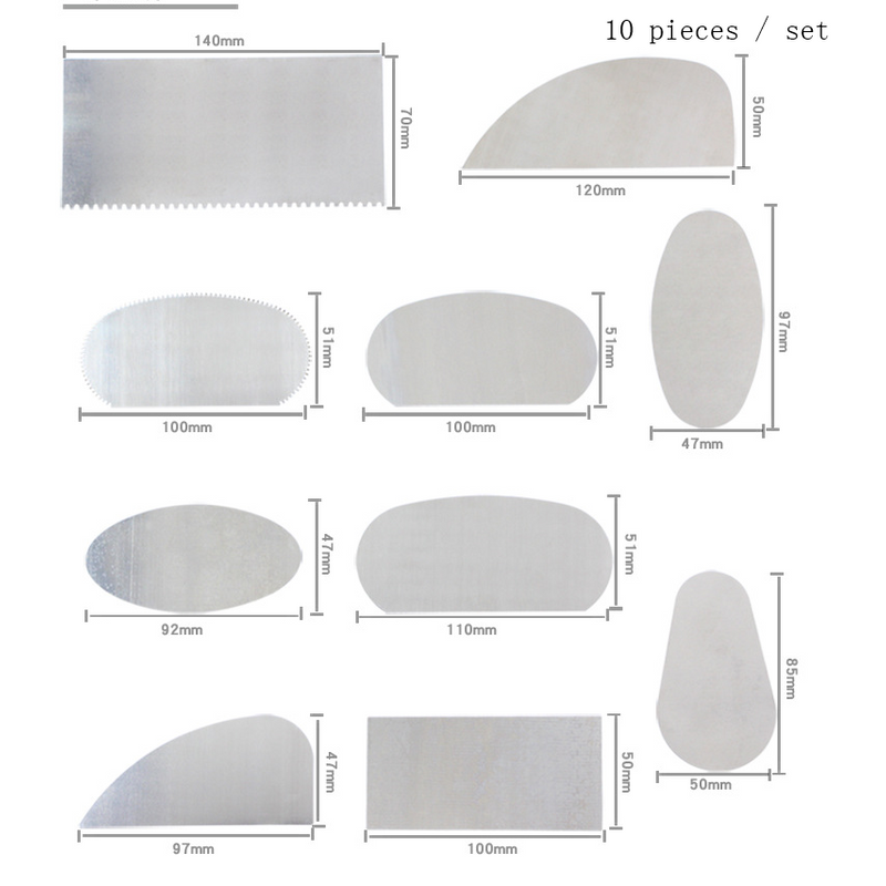 Stainless steel sludge scraper sculpture tool clay sculpture tool ceramic tools sculpture scraper shape shaping scraper