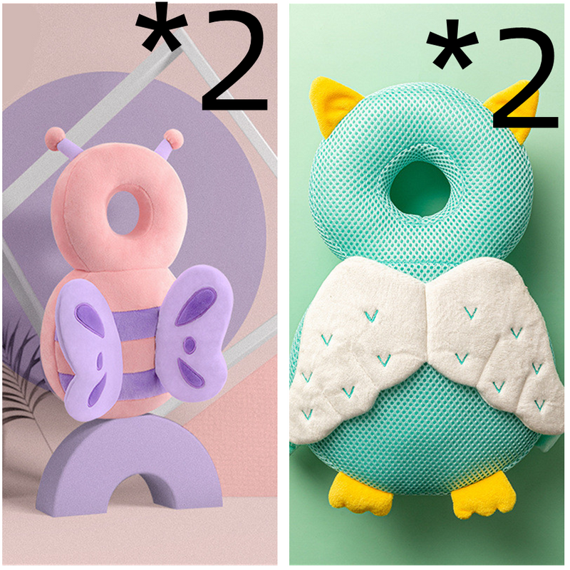 Baby Toddler Headrest Child Protection Baby Head Protection Cushion Cute Angel Wings