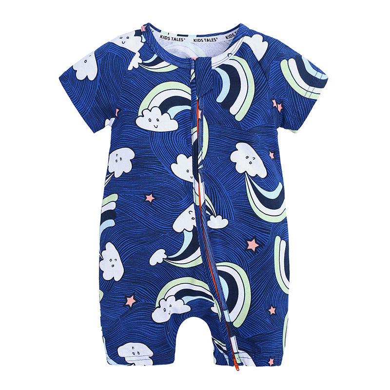 Summer round neck jumpsuit